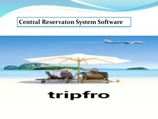 Central Reservation System Software