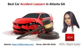 Best Car Accident Lawyers in Atlanta GA | 404 Hurt Law