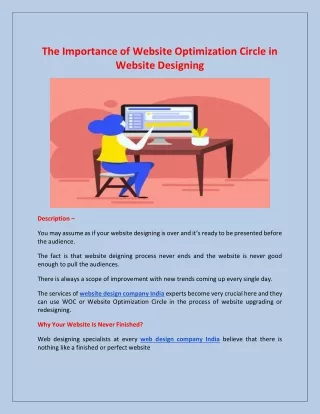 The Importance of Website Optimization Circle in Website Designing