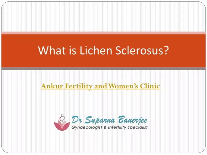 what is lichen sclerosus