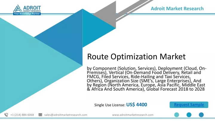 route optimization market