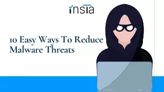 10 Easy Ways To Reduce Malware Threats