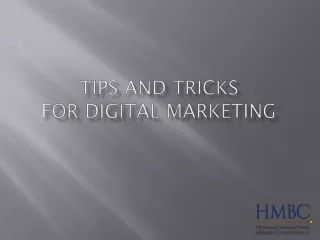 Tips and Tricks for Digital Marketing