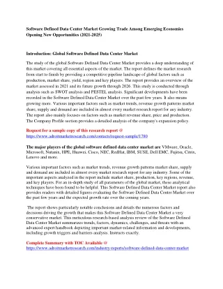 software defined data center market growing trade