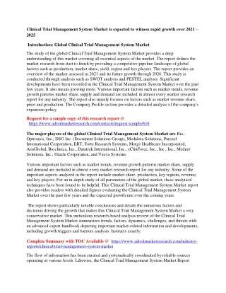 clinical trial management system market
