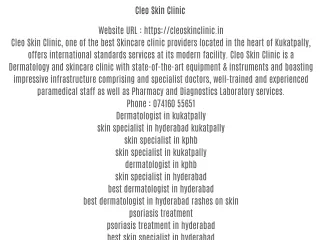 Cleo Skin Clinic