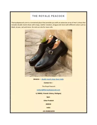 theroyalepeacock com is a renowned place that