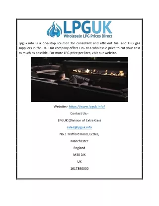 LPG Price Comparison UK | LPG UK