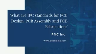 What are IPC standards for PCB Assembly