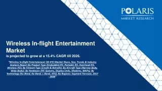 wireless in flight entertainment market is projected to grow at a 15 4 cagr till 2026