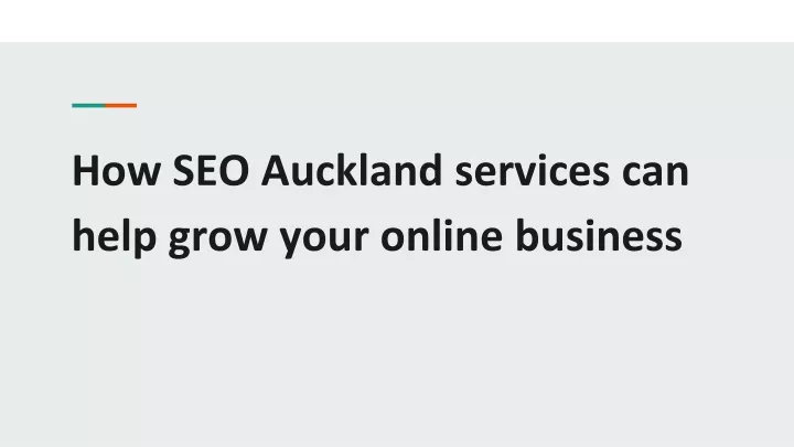 how seo auckland services can help grow your online business