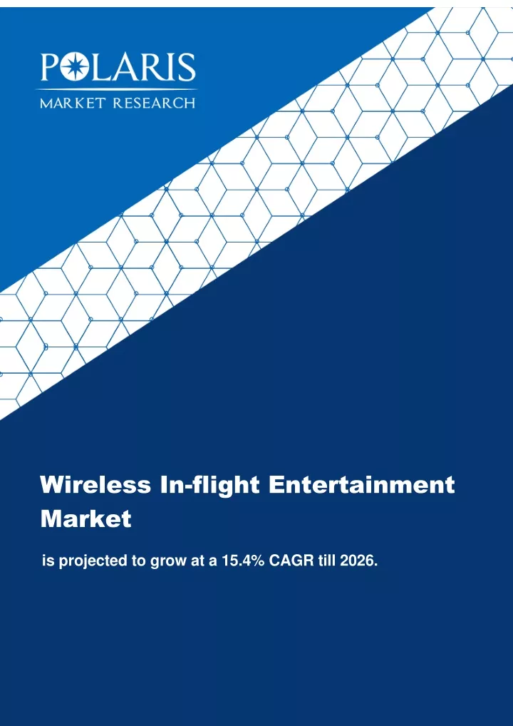 wireless in flight entertainment market