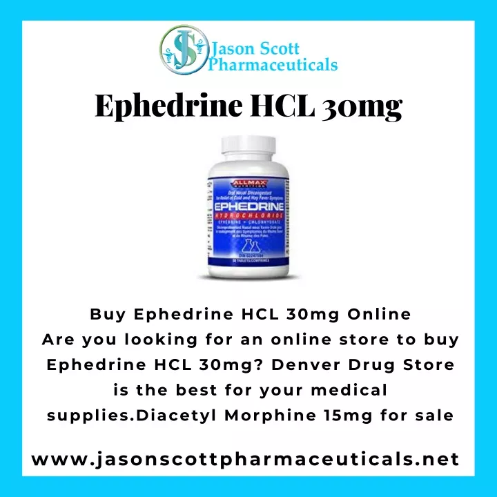 ephedrine hcl 30mg