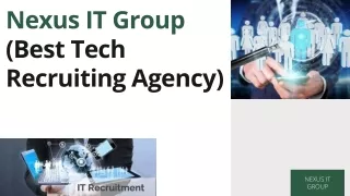 Nexus IT Group (Best Tech Recruiting Agency)