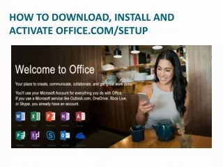 Office365.com/setup - Enter Product Key - www.office.com/setup