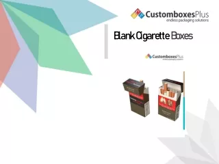 Get Latest design Blank Cigarette Boxes for sale at custom boxes plus