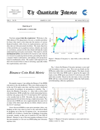 macro scale quantitative market analysis