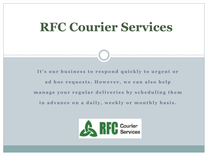 rfc courier services