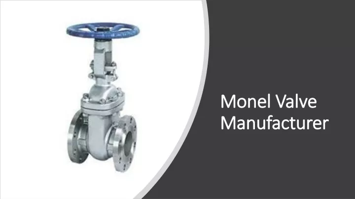 monel valve manufacturer