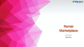 rental marketplace