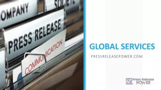 PRESS RELEASE GLOBAL