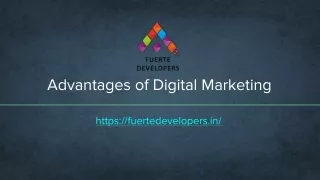 advantages of digital marketing