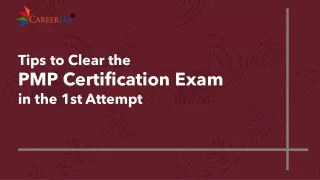 tips to clear the pmp certification exam