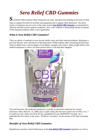 sera relief cbd gummies s era relief cbd gummies