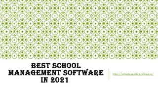 best school management software in 2021