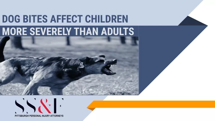 dog bites affect children more severely than