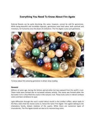 everything you need to know about fire agate