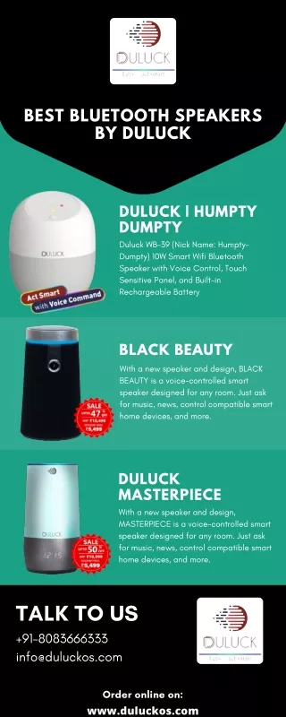 Best Bluetooth Speakers by Duluck
