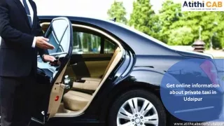 Get online information about private taxi in Udaipur