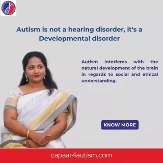 autism is not a hearing disorder