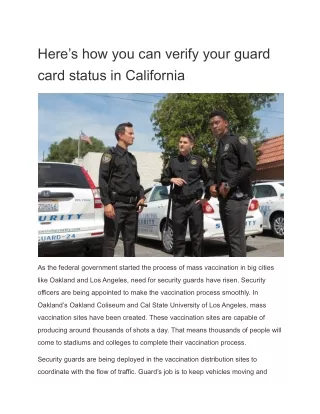 here s how you can verify your guard card status