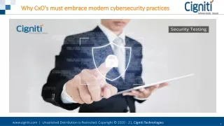 why cxo s must embrace modern cybersecurity
