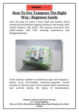 how to use tampons the right way beginner guide