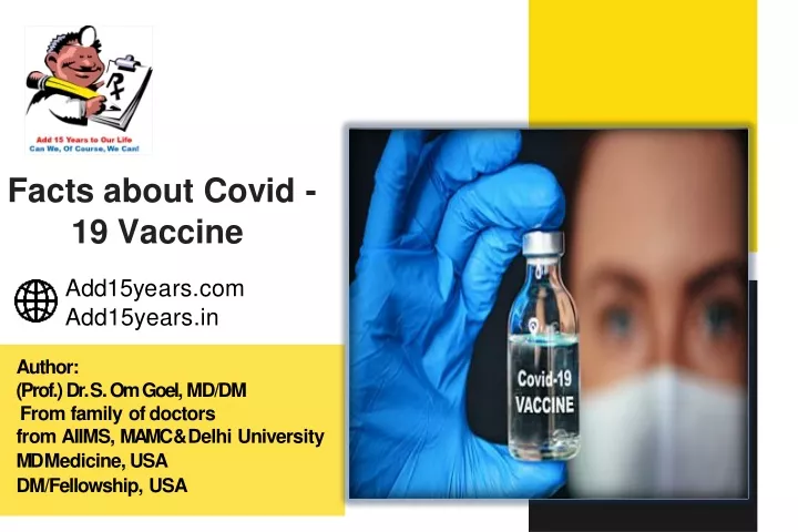 facts about covid 19 vaccine