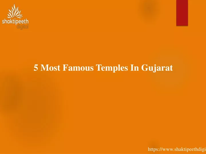 5 most famous temples in gujarat