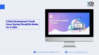 8 web development trends every startup should