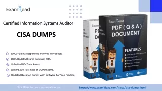 Updated CISA Exam Dumps PDF - Isaca Real Exam Questions Answers