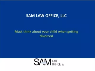 Must think about your child when getting divorced