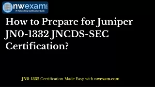 how to prepare for juniper jn0 1332 jncds
