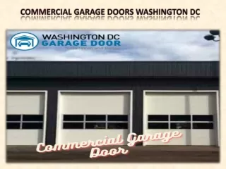 Commercial Garage Doors Washington DC