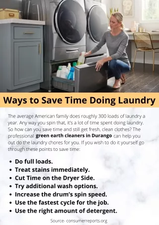 Ways to Save Time Doing Laundry