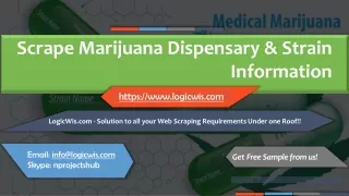 scrape marijuana dispensary strain information