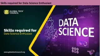 Skills required for Data Science Enthusiast