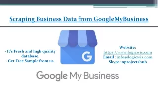 scraping business data from googlemybusiness
