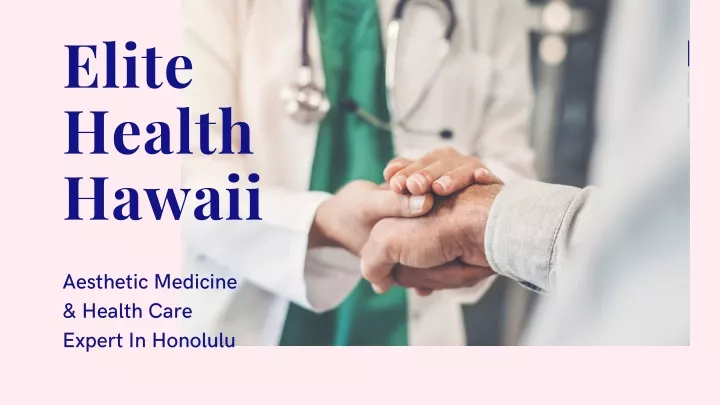 elite health hawaii