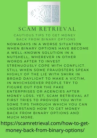 scam retrieval cautious tips to get money back